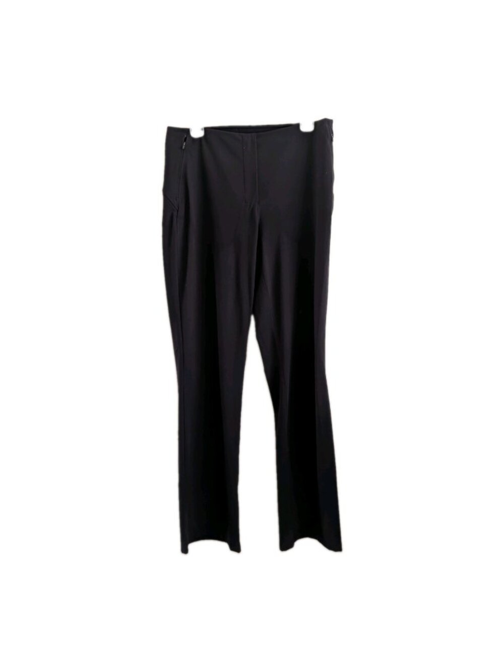 Lululemon Black Side Zip Trousers Women's Size 10 Minimalist Corporate Sleek